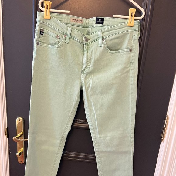 AG Jeans light green, size 29, made in the USA, great condition - Picture 1 of 4